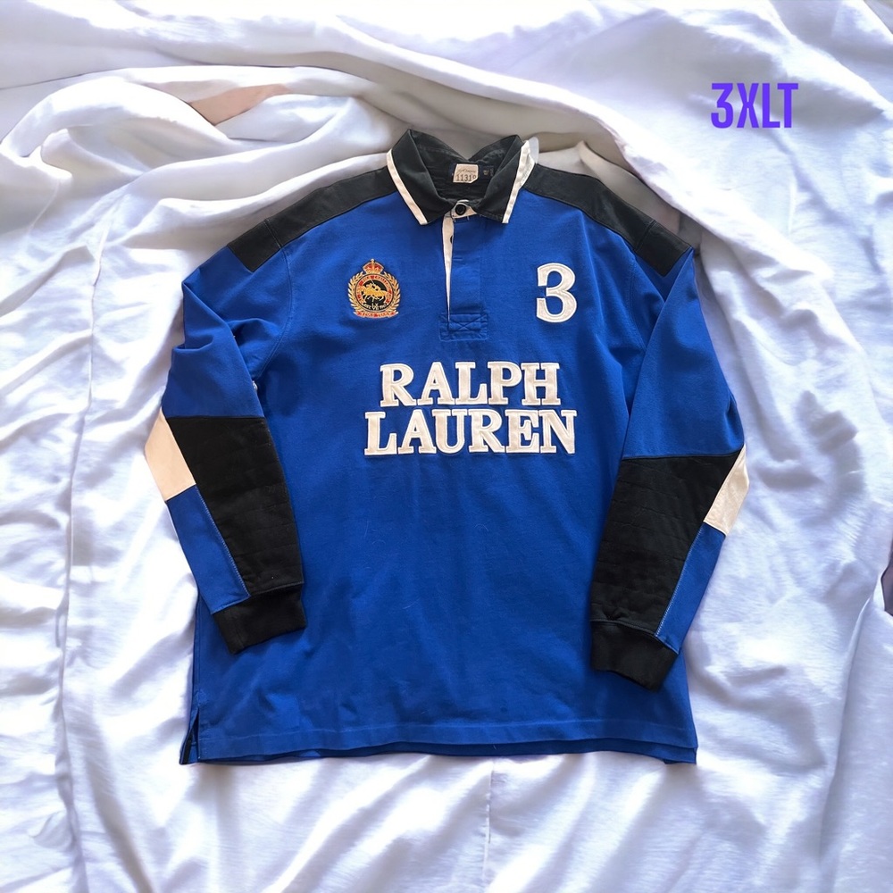 Custom Ralph, Lauren polo rugby size 3XLT dry clean only never wash